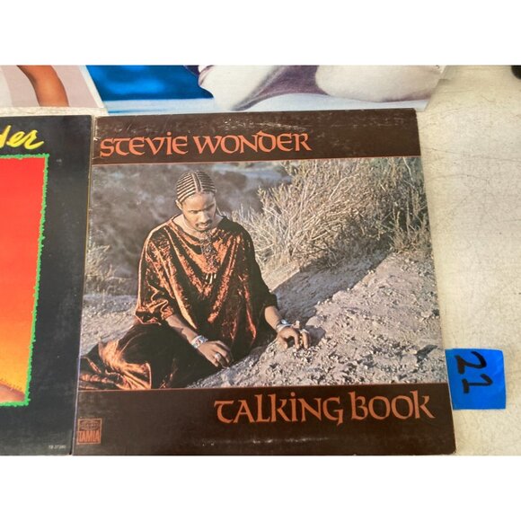 6Pcs Vinyl Records Whitney Houston, Bad by Michael Jackson, Madonna, Stevie Wand - Picture 4 of 14